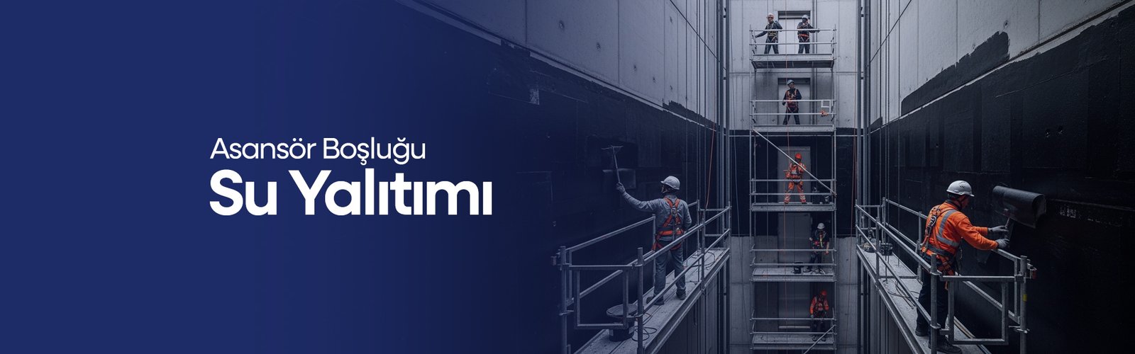 asansor boslugu su yalitimi