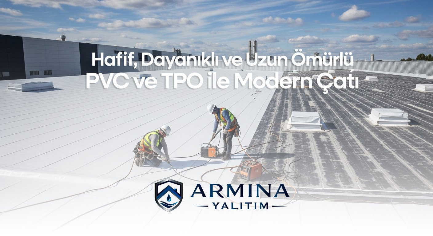 Hafif, Dayanıklı ve Uzun Ömürlü: PVC ve TPO ile Modern Çatı Yalıtımı